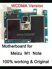 Work test one by one before shipping Original Motherboard For Meizu M1 Note Mainboard WCDMA version With Chip Logic Board