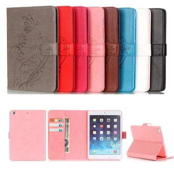 

High Quality Tablet Cover For Apple ipad Mini ipad Mini 2 ipad Mini 3 Case Fashion Print Card Slot PU Leather Case Stand Cover