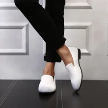 Мужские бальные туфли Perimedes, мужские туфли для танцев, дышащие кожаные туфли для сальсы, Танго, латинских танцев, с блестками, кожаные туфли без шнуровки# g25