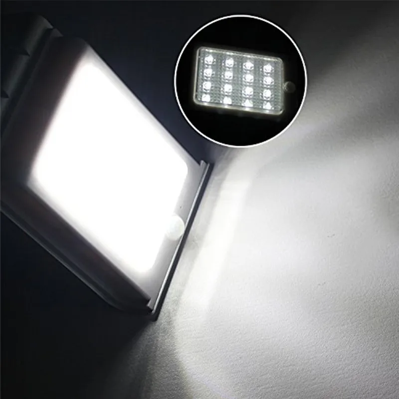 Movido a Energia Sensor de Movimento Sensor de Luz Conduzida da Parede Luz segundo Generation16led sem Fio ao ar Pacote Novidades Soalr Livre Solar Pir Luz Lâmpada 4 Led 16 High Quality led lamp taiwan