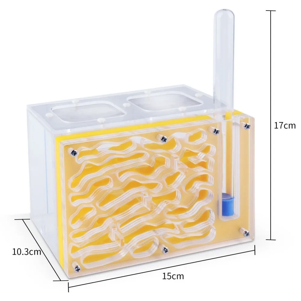 T дизайн DIY с области кормления Муравьиное гнездо муравьиная ферма из акрила насекомых муравьиные гнезда вилла Pet Mania для домашние муравьи коробка