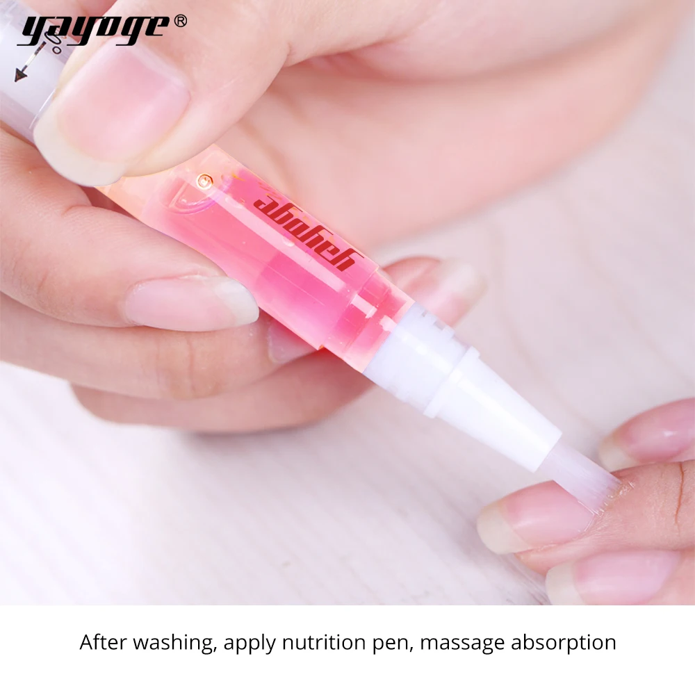 

Yayoge Nail Treatments Nourishment Oil Nutritional Pen Nail Treatment Cuticle Revitalizer Oil Prevent 10ml peach flavor