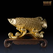 Мастер медные украшения "Lucky Dragon Fish"(золото) предметы домашнего обихода Золотая паста