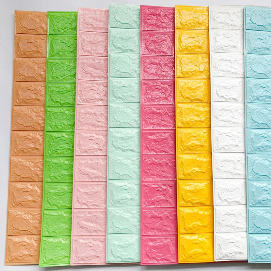 3D Wall Paper Modern Brick Pattern Home Decoration Wallpaper Self-adhesive Waterproof Stickers Bedroom Children Contact Paper 3D Wall Paper Modern Brick Pattern Home Decoration Wallpaper Self-adhesive Waterproof Stickers Bedroom Children Contact Paper