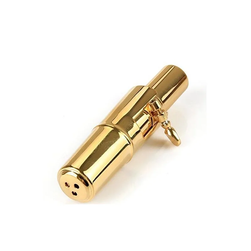 Общий Тип альт мундштук для саксофона металл с накладки для мундштука колодки подушки крышка Пряжка золотое покрытие