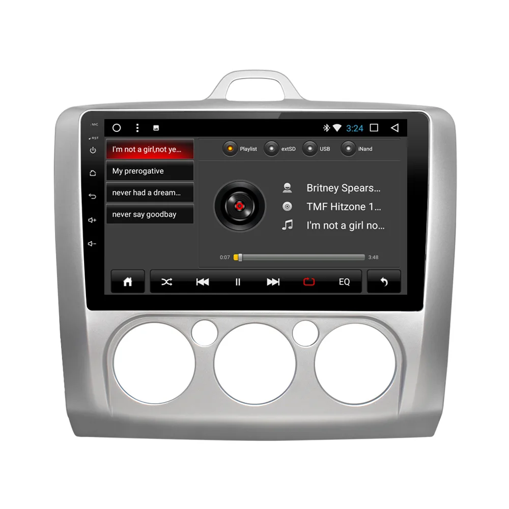 Cheap JIUYIN Android 8.1 Car DVD Multimedia Player GPS For ford focus 2 3 2006 2007 2008 2009 2010 2011 audio car radio 6