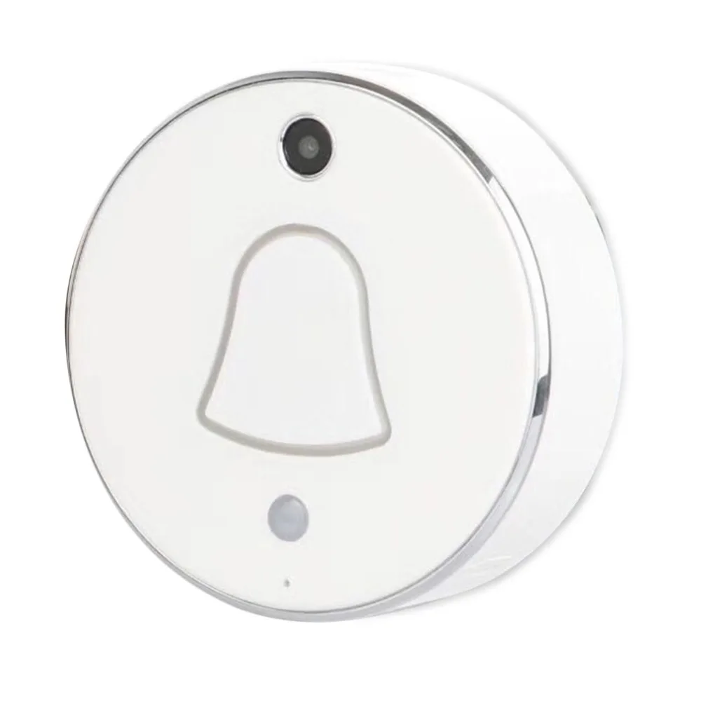 

Smart Wireless WiFi Enabled Camera Photo Doorbell Door Phone Visible 480*320 Pixel Door Bell Home Security Silver/ Blue