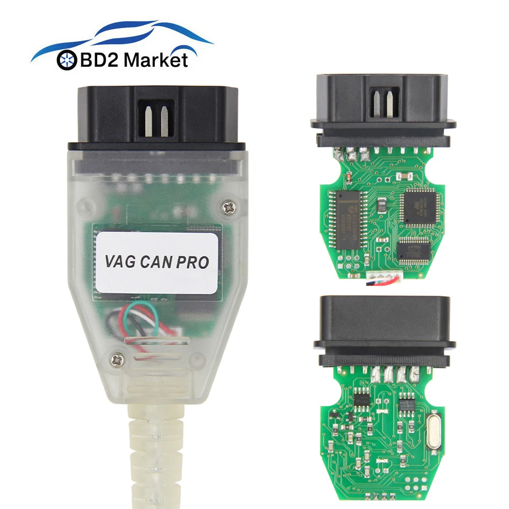 Для VW/Audi/Seat VAG CAN PRO V5.5.1 Диагностический кабель с ATMEGA162+ FTDI FT245RL чип VAG VCP PRO OBD2 сканер инструмент