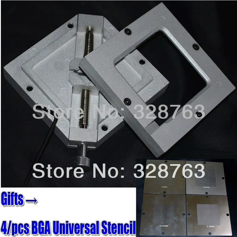 

High Quality 90*90mm BGA Reballing Station BGA Reballing Kit+4pcs/set BGA Reballing Stencils XBOX PS3 CXD GPU CPU