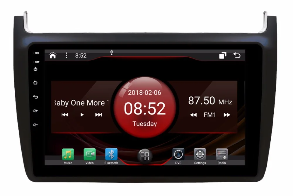 Clearance OTOJETA DSP stereo carplay android 8.1.2 car radio for 2015 2016 Polo navigation Gps Ips screen video player tape recorder 5