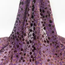 Флокированная Ткань cheongsam 115 см ширина цветок вышитая ткань свадебное платье украшение материал ткань