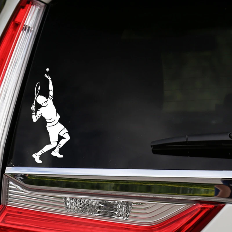 QYPF 5 см * 12 личная мода игры в теннис искусственные Смешные аксессуары|car sticker|funny
