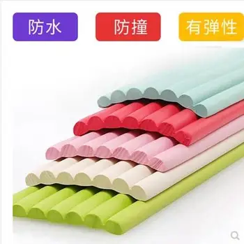 

Waistline baseboard self-adhesive 3d solid wall stickers foam edge banding waterproof anti-collision simulation wood grain-68