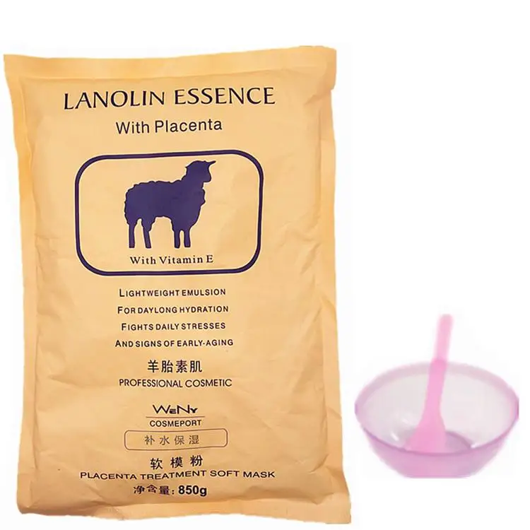 

850g Sheep Placenta Anti Aging Clay Facial Mask Powder Soft Mask Beauty Salon Equipment Peel Off Firming Lifting Face Products