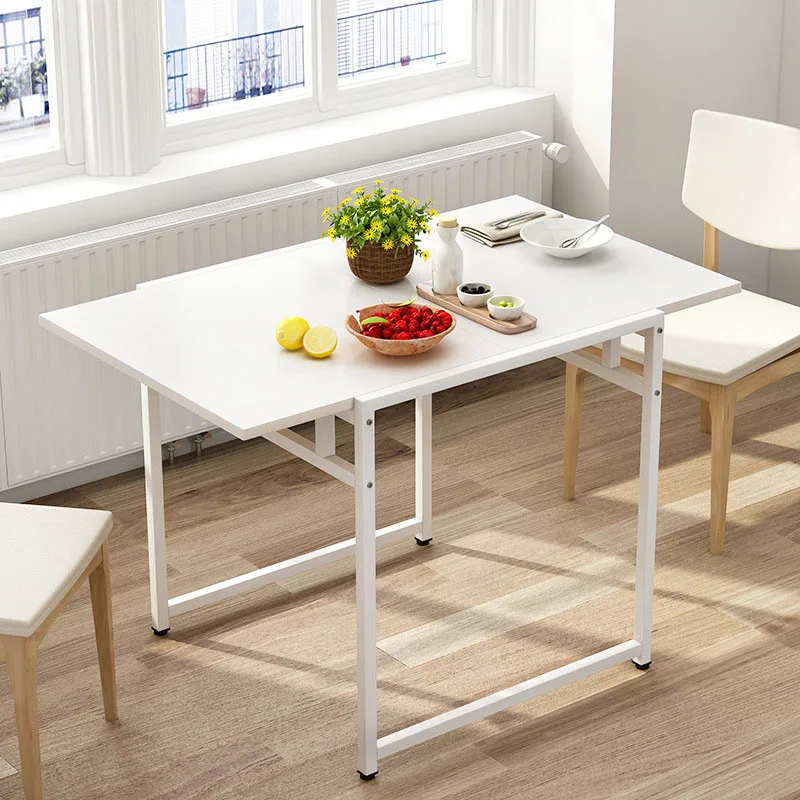 Обеденный стол, деревянный ДСП, модный, для гостиной, складной стол, квадратный, для кухни, стол для 6 человек, мебель для столовой