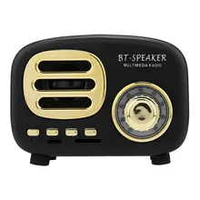 Bluetooth динамик s Портативный bluetooth Колонка BT02 Портативный ретро беспроводной bluetooth динамик звук стерео сабвуфер# G3