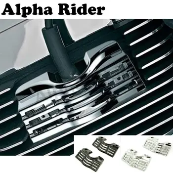 

L/R FINNED SLOTTED HEAD BOLT SPARK PLUG COVERS FOR HARLEY TOURING ELECTRA STREET GLIDES ROAD KINGS 99-14 13 12 11 10 09 08 07 06