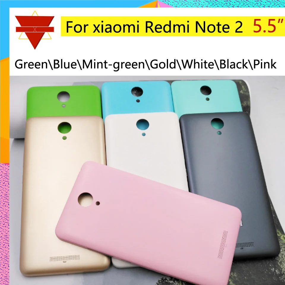 Новый чехол с аккумулятором 5 дюйма для Xiaomi Redmi Note 2 задняя крышка аккумулятора