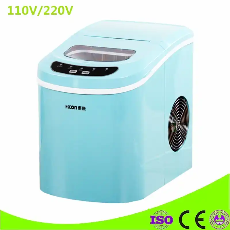 Mini 220v 95w 15kg Electric Commercial Countertop Bullet Ice Maker