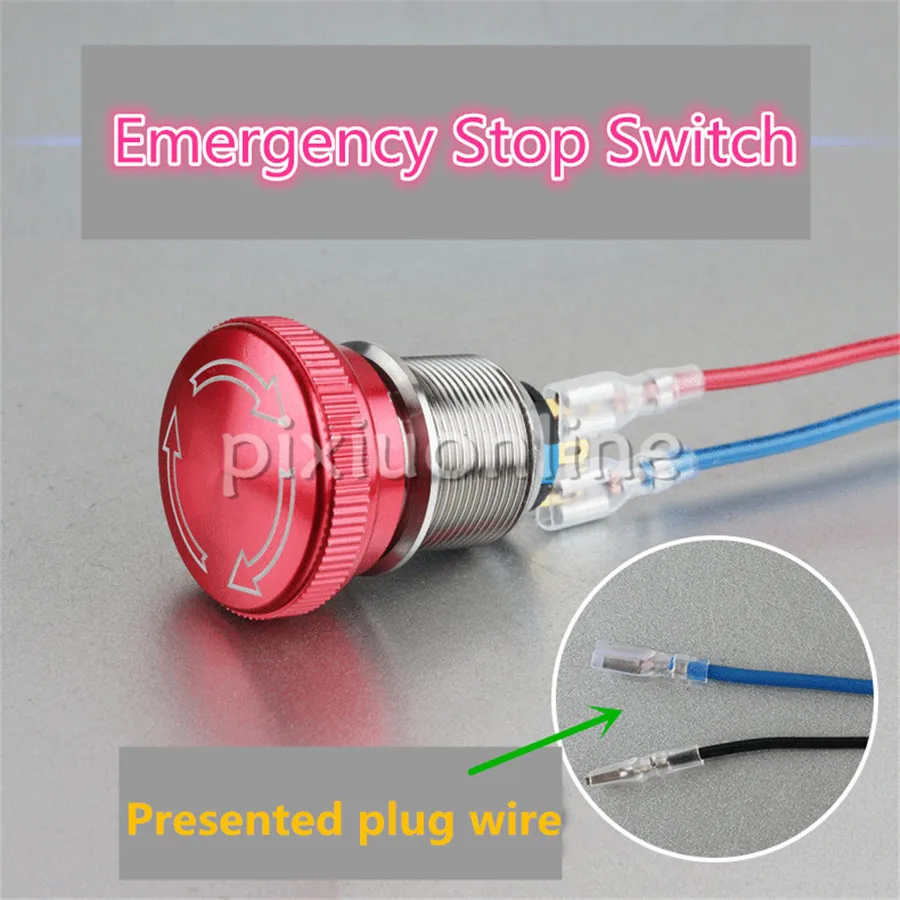 

1pc/pack DS641b 22mm AC200V/5A Elevator Emergency Stop Push Button Self-locking Switch Free Shipping Russia