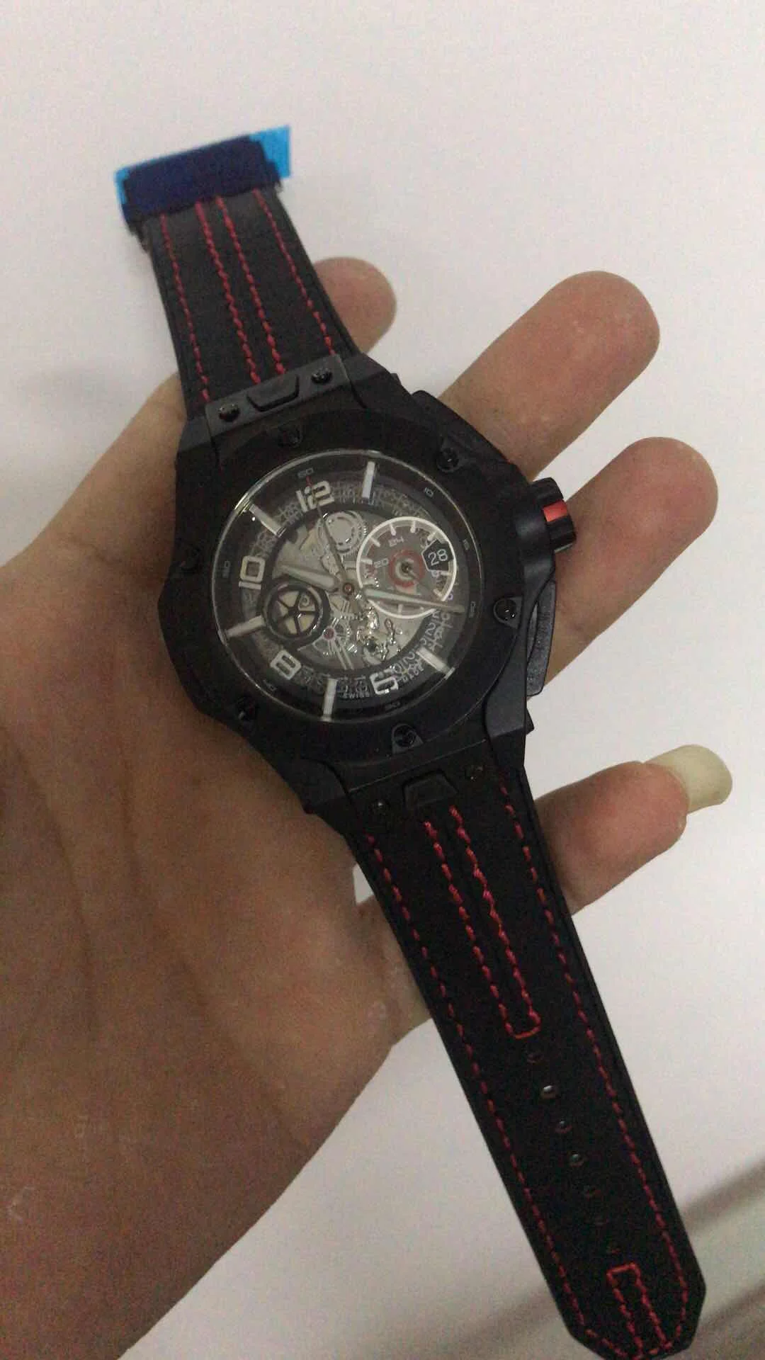

Luxury Brand New Men Automatic Mechanical Sapphire Stainless Steel Watches All Black Watch Limited Luminous AAA+