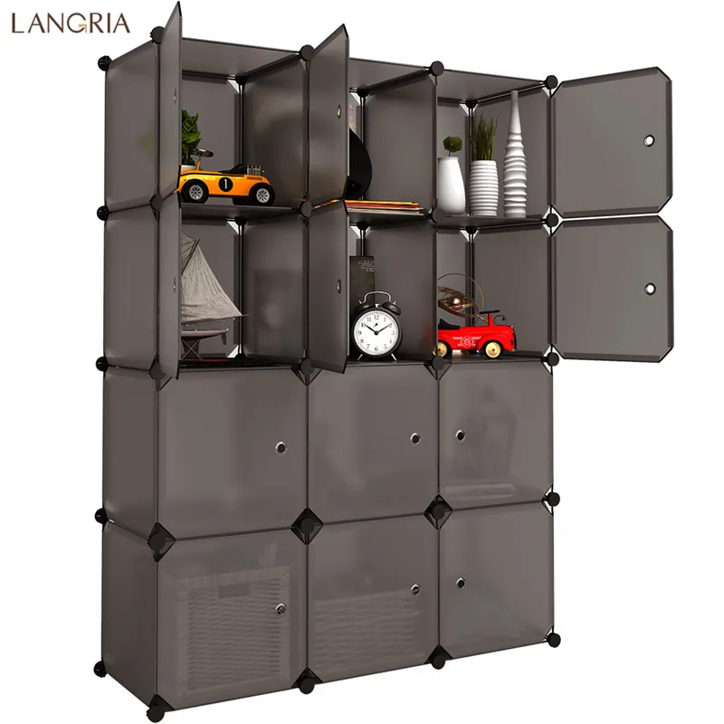 LANGRIA 12 Cube шкаф блок для хранения Организатор детей штабелируемые пластиковые