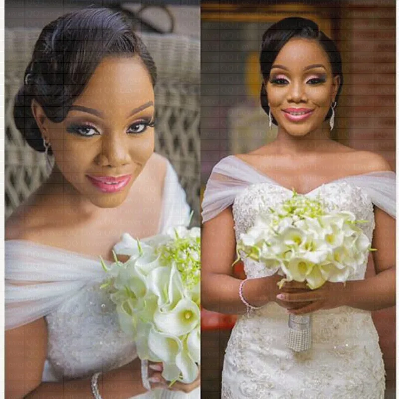 2019 New African Mermaid Wedding Dress Stunning Off the ...