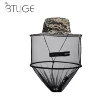 Анти-УФ уличная Панама от комаров насекомых пчела шляпа рыболовная баг сетка для защиты лица туристическая шляпа для кемпинга