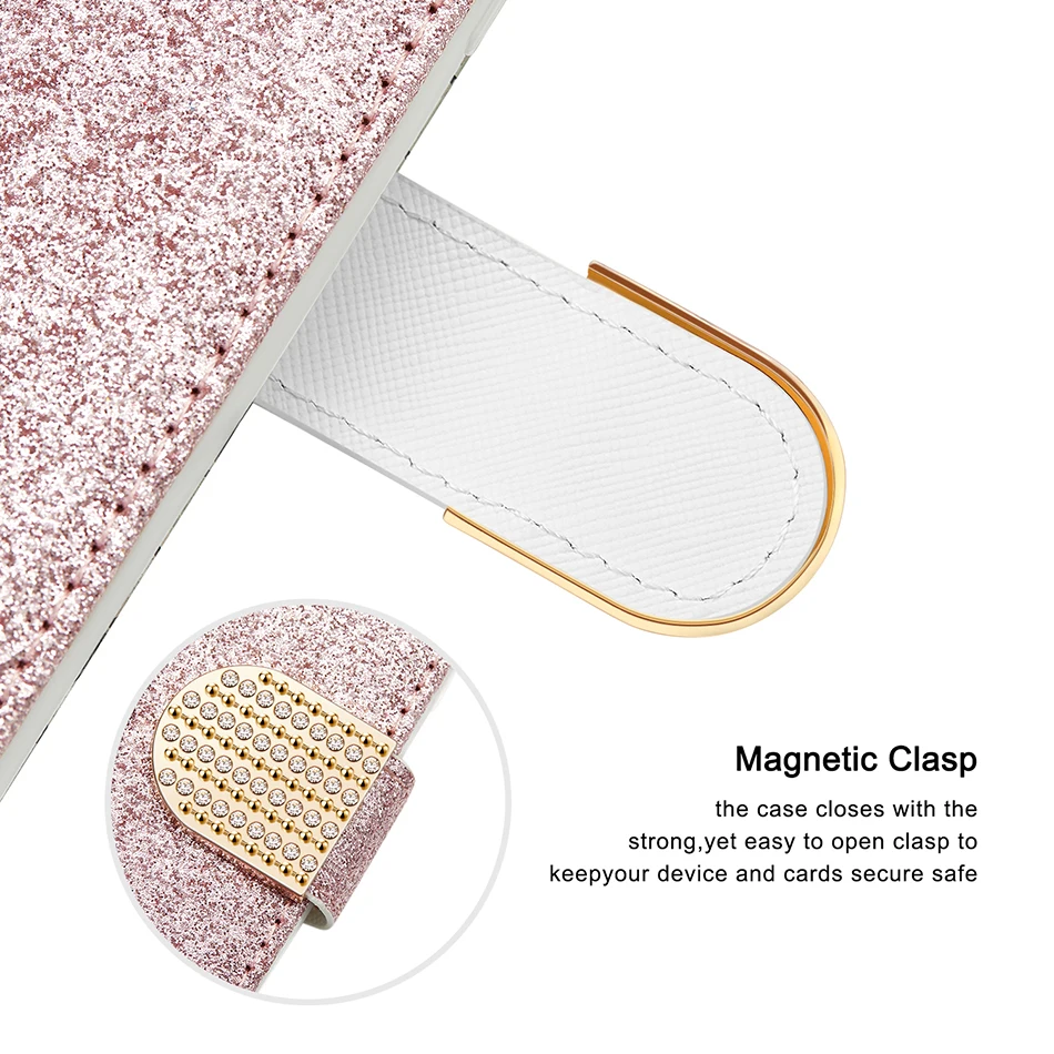 Laser Powder Wallet Flip Case For Redmi Note 7 Pro 7S 6 Pro 6A 5A Note 5A Prime Glitter Back Cover For Xiaomi A2 Lite Phone Bags Laser Powder Wallet Flip Case For Redmi Note 7 Pro 7S 6 Pro 6A 5A Note 5A Prime Glitter Back Cover For Xiaomi A2 Lite Phone Bags