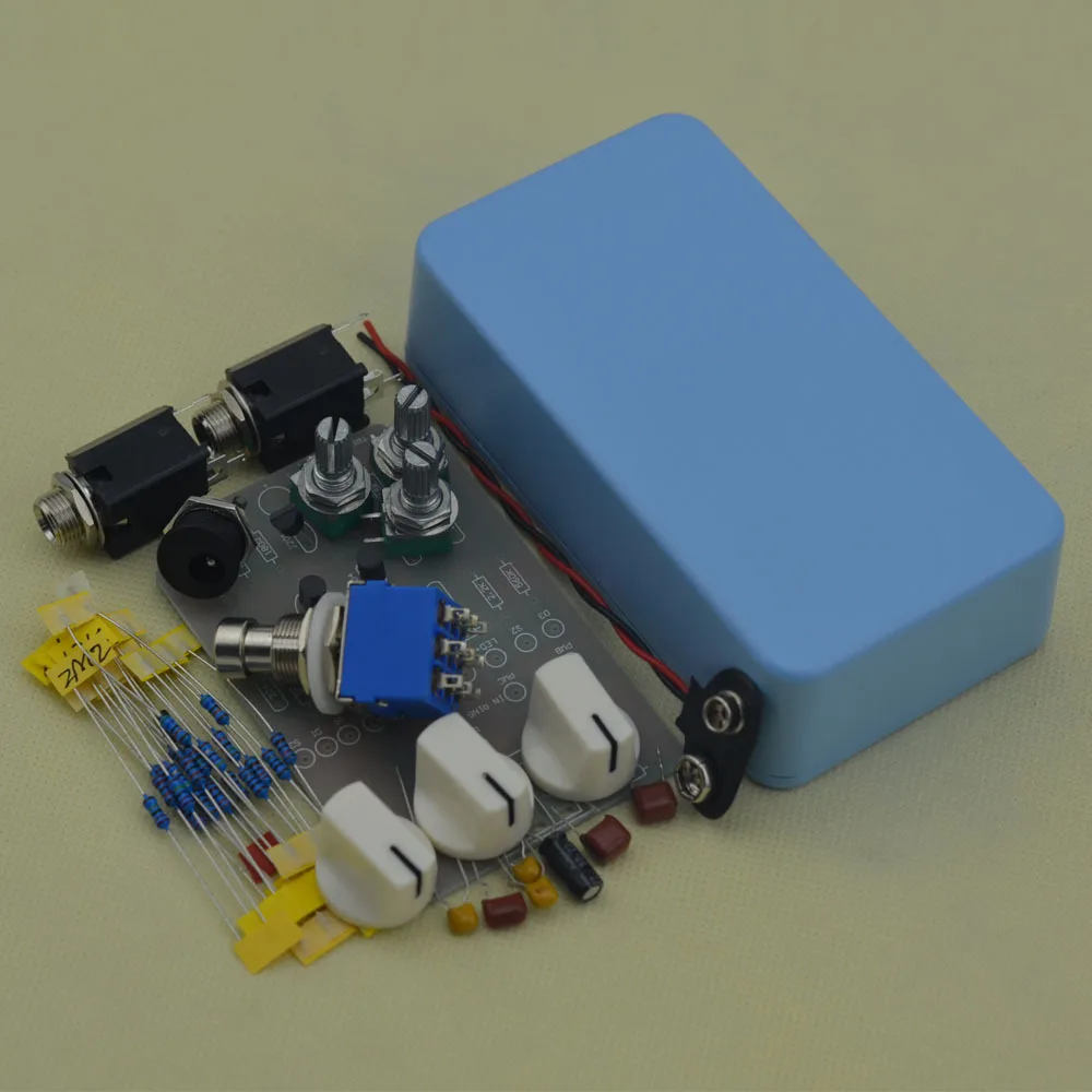 DIY гитарная педаль Tremolo stompbox корпус истинная обводная педали для электрогитары