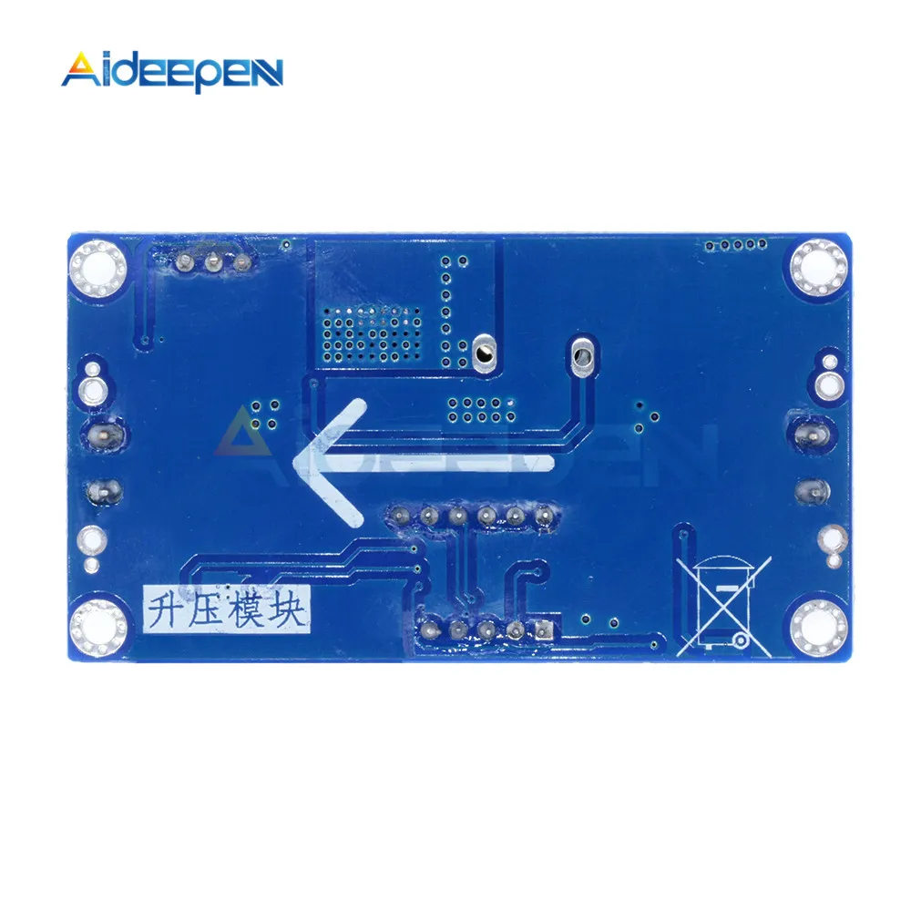 DC-DC XL6009 цифровой повышающий Повышающий Модуль питания регулируемый 4,5-32 В до 5-52 в повышающий регулятор напряжения с светодиодный вольтметр