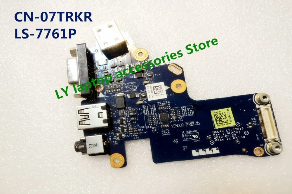 

Для DELL E6530 USB плата VGA плата аудио Плата звуковая карта LAN плата сетевая плата 07TRKR 7TRKR QALA0 LS-7761P