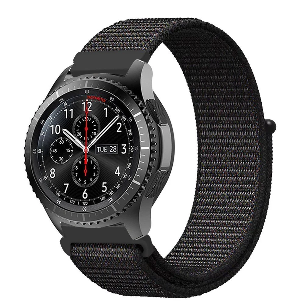 20 мм 22 мм нейлоновые ремешки для samsung gear S3 Classic Frontier S2 Sport Galaxy Watch 42 мм 46 мм Huami Amazfit