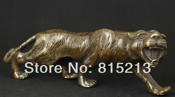 

bi00645 FINE COLLECTABLE OLD BRONZE HAND CARVED TOGER ORNAMENT DECORATIVE STATUE FIGURE