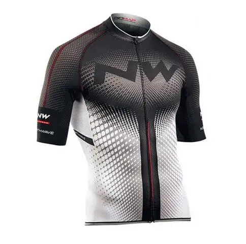 NW Men's Cycling Jersey Team MTB Short Sleeve Jerseys Breathable Mountain Bike Bicycle Jersey Clothing Sport Wear Shirt - Цвет: 015