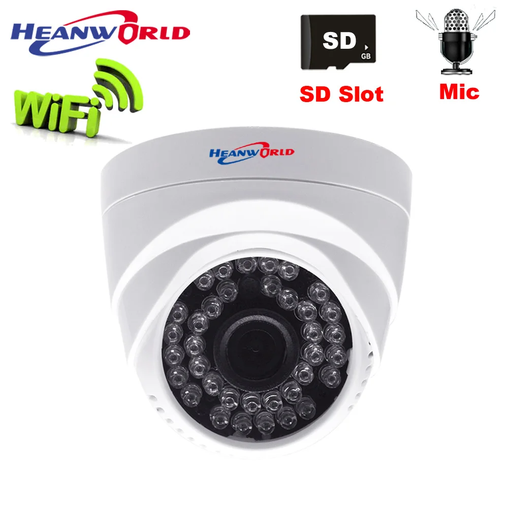 Dome Camera WiFi with Microphone IP Camera Indoor 720P 960P 1080P
