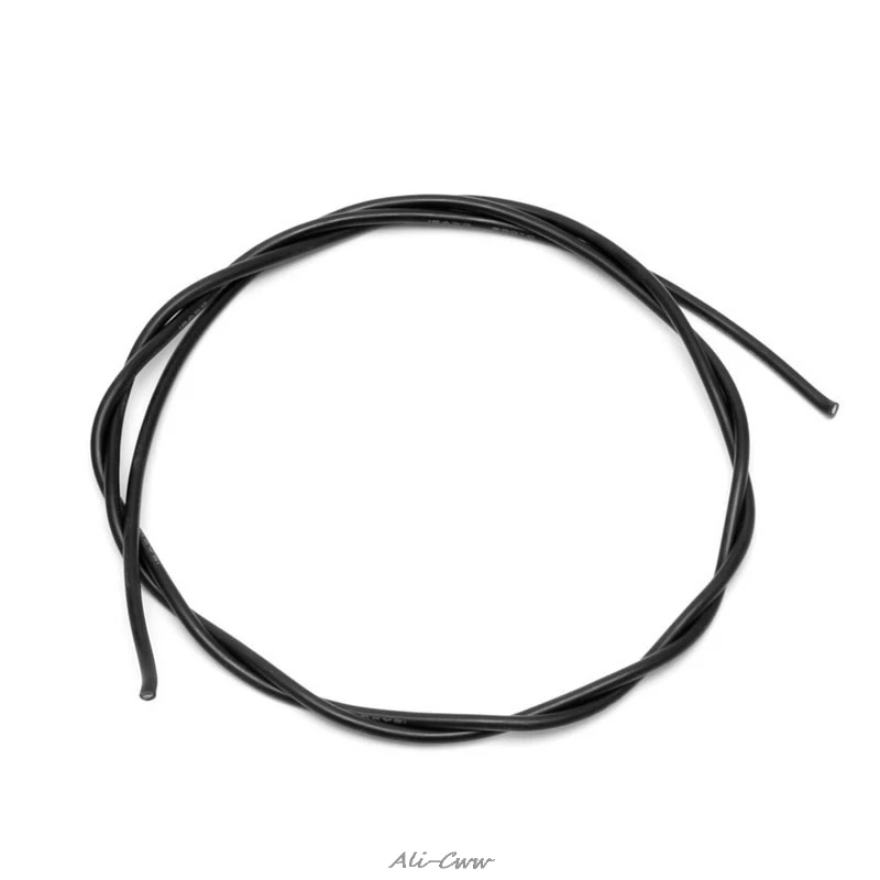 1 комплект провода 2,5 м красный+ 2,5 м черный силиконовый провод гибкий многожильный Медь кабель для RC 10/12/14/16/22/24/26 AWG Gauge выбор