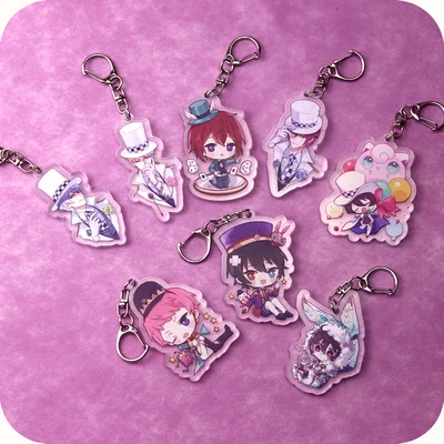 Ritsu Sakuma REI Sakuma Izumi Acrylique Keychain Porte-clés être Ensemble étoiles