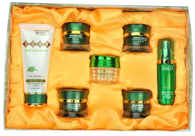 

Free shipping Original danxuenilan spot removing blemish whitening cream 7pcs/ set moisturizing wrinkle free cream