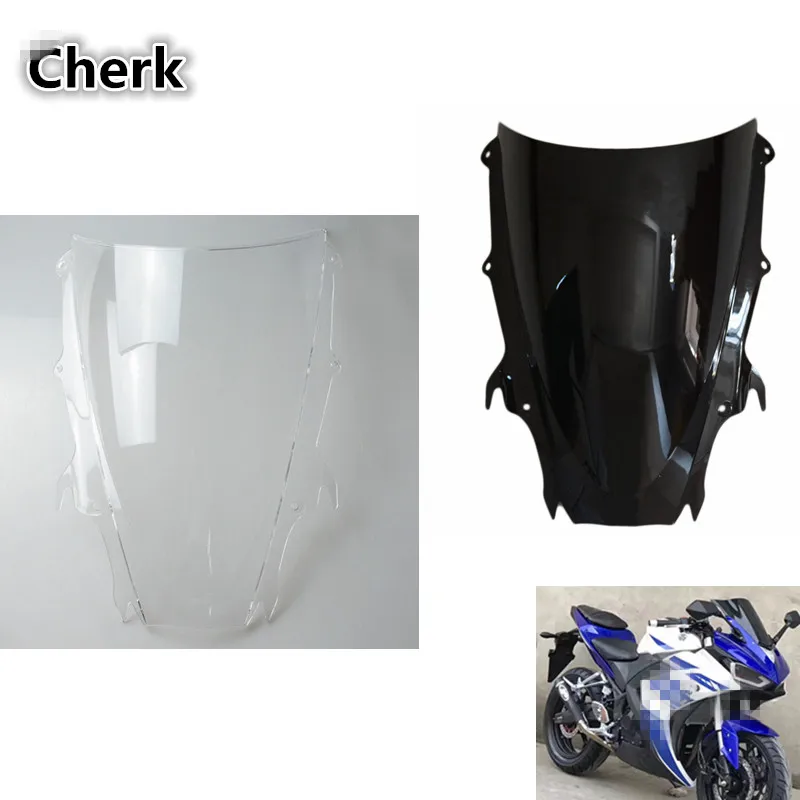

Motorcycle Windscreen Windshield Screen Protector Wind Deflectors Double Bubble For Triumph Daytona 675 09-12