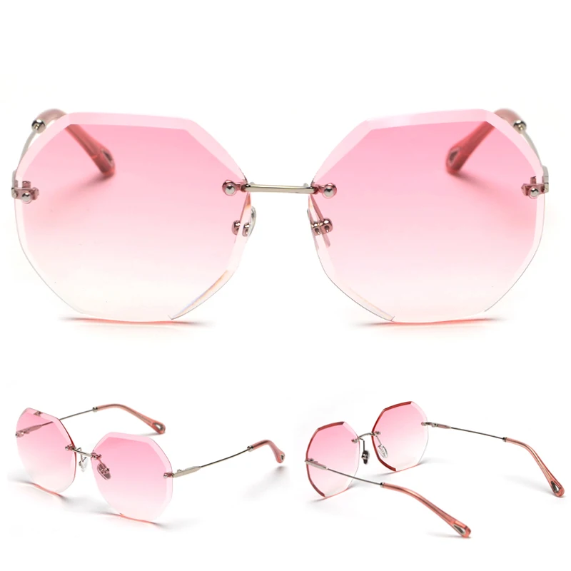 Octagon Sunglasses Women Fashion detaail (3)