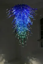 

Smarted Blue European Type Interior Decorative Glass Chandelier Light