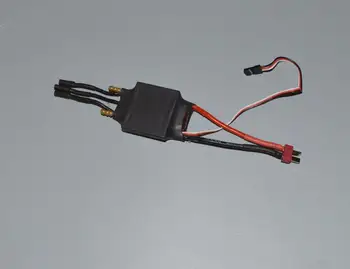 

Yuenhoang 50A RC Boat Brushless ESC Electric Speed Controller Two-way with Backwards Function Water Cooling