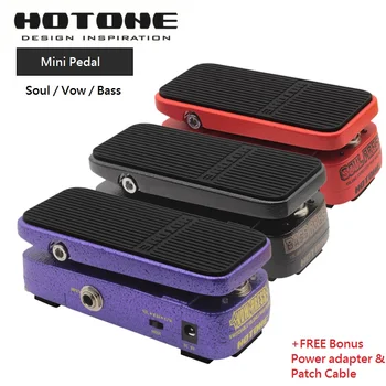 

Hotone Soul/Vow/Bass Press 3 in 1 Mini Volume/Wah/Expression Effects Pedal Vow Switchable Volume /Wah Original CryBaby wah pedal