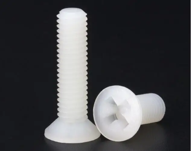 

M2.5 M3 M4 Flat Nylon Phillips screws plastic Screw bolt Length 6-20mm Cross Pan Head Screws