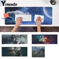 Yinuoda нескользящий ПК Волк и медведь животное индивидуальные ноутбук игровой Размер коврика для компьютерной мыши для 18x22 см 20x25 см 25x29 см 30x90