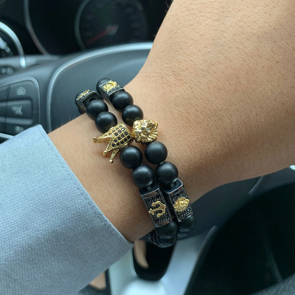 Pave Bracelet De Luxe En Zircone Cubique Pour Homme Bijoux Avec Tete De Mort Perles En Pierre Aliexpress Pave Bracelet De Luxe En Zircone Cubique Pour Homme Bijoux Avec Tete De Mort Perles En Pierre Aliexpress