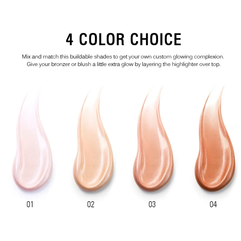 1PC Face Professional Makeup Highlighter Shimmer Iluminador Gold Liquid Highlight Bronzer Contour Cosmetics 1PC Face Professional Makeup Highlighter Shimmer Iluminador Gold Liquid Highlight Bronzer Contour Cosmetics