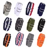 (Buy 2pcs will get 10% off ) 16/18/20/22/24mm Cambo Stripe Woven Ring Buckle Watchband Watch Straps Wristwatch Band watches Zulu ► Photo 1/6