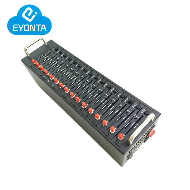 High Quality Quad Band Modem 16 ports gsm SMS wavecom modem pool M35 module Support Imei